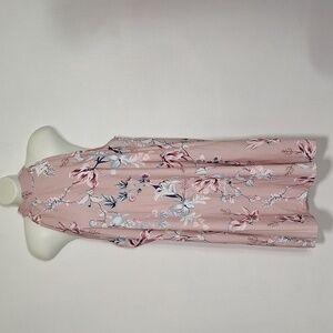 Yoins Slip Dress Lightweight Silky Halter Neckline Floral